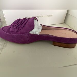 Stuart Weitzman Purple Mules